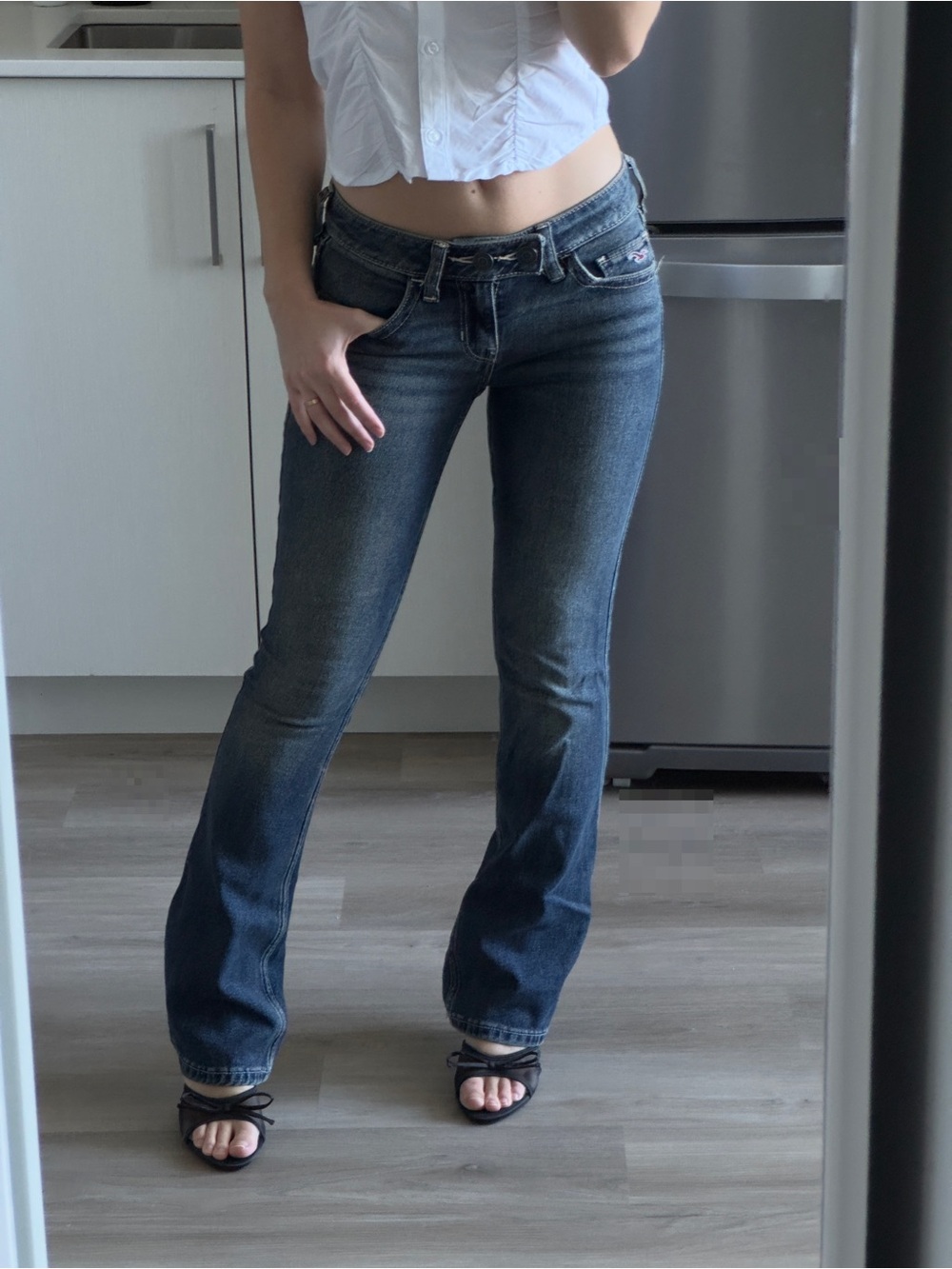 Y2K low rise jeans Hollister